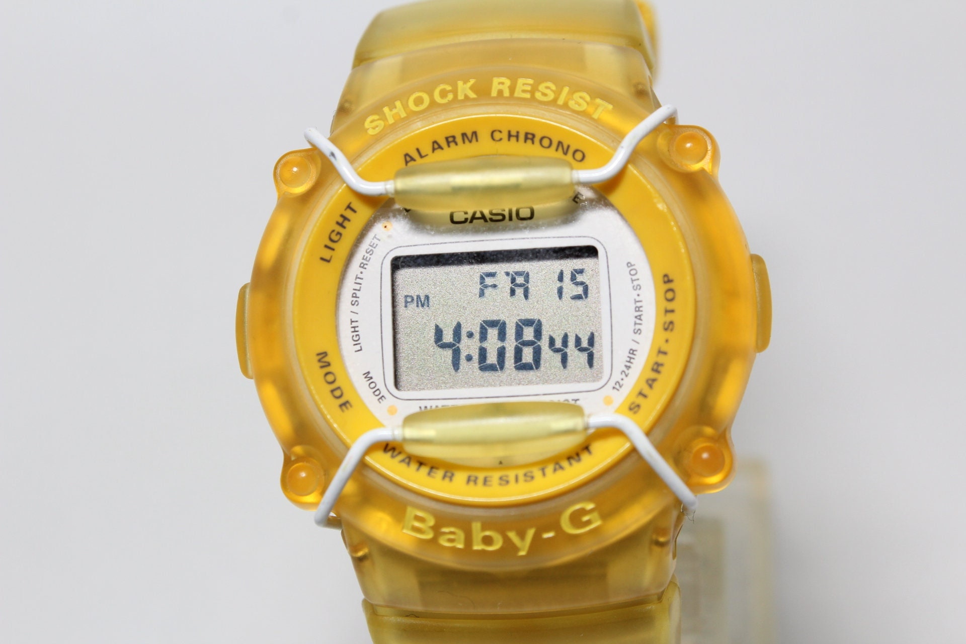 flamme Udseende tør CASIO BG-300 Yellow Fabric Band Digital Casual Baby-g Shock - Etsy