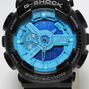 CASIO GA-110B big case black blue G-Shock Watch