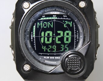 CASIO G-8000 Black Rectangle G-shock Resistant Watch - Etsy CASIO G-8000 Black Rectangle G-shock Resistant Watch - Etsy