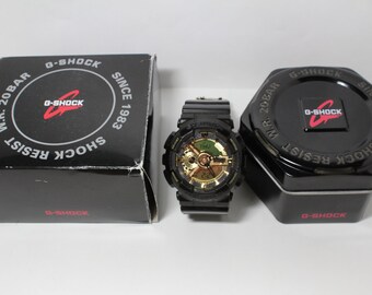 CASIO GA-110BR big case antimagnetic black gold G-Shock Watch