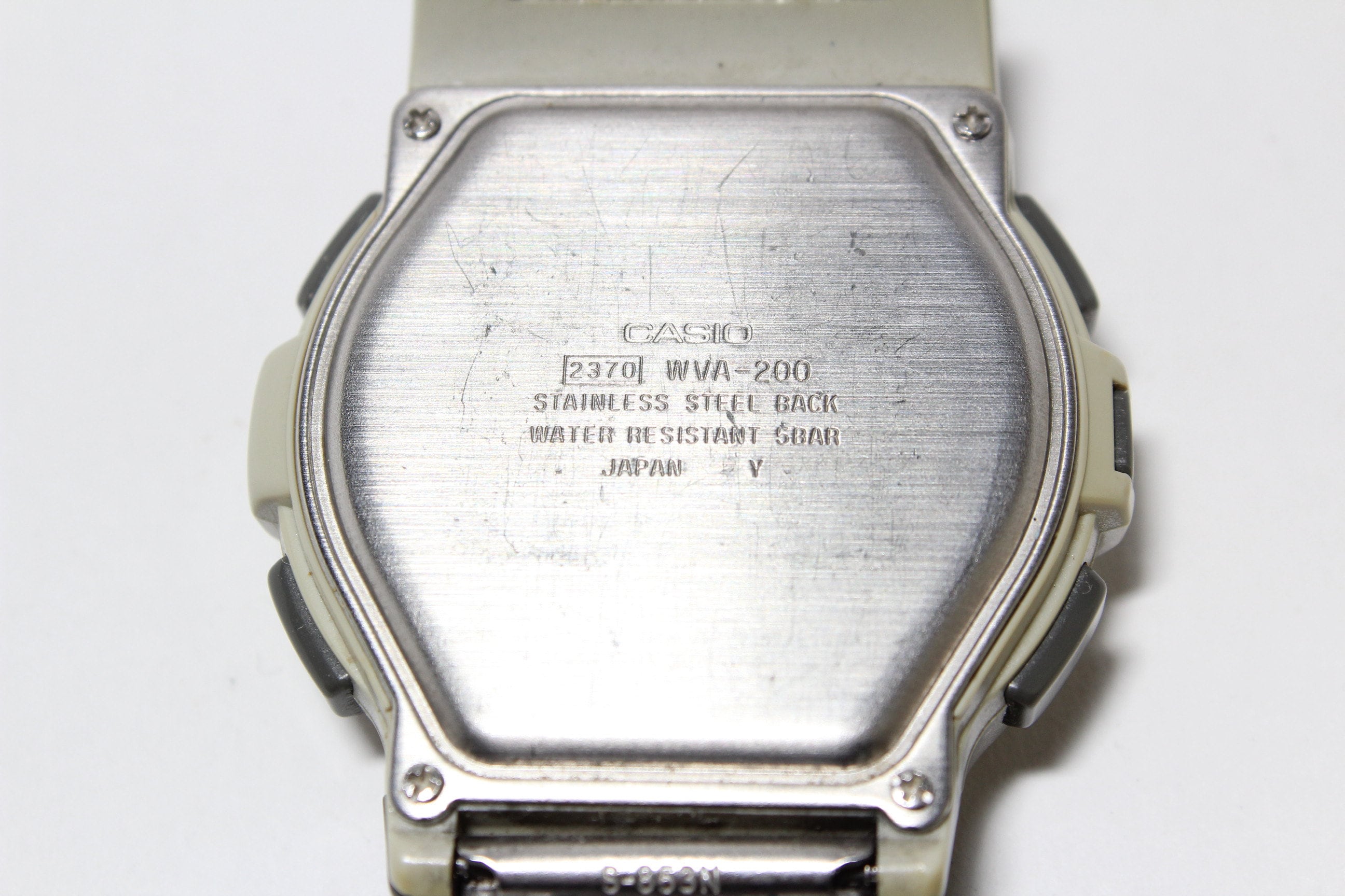 Casio DATA BANK WVA 200 Twincept Silver Retro Watch Vintage Casual Metal Band Etsy UK