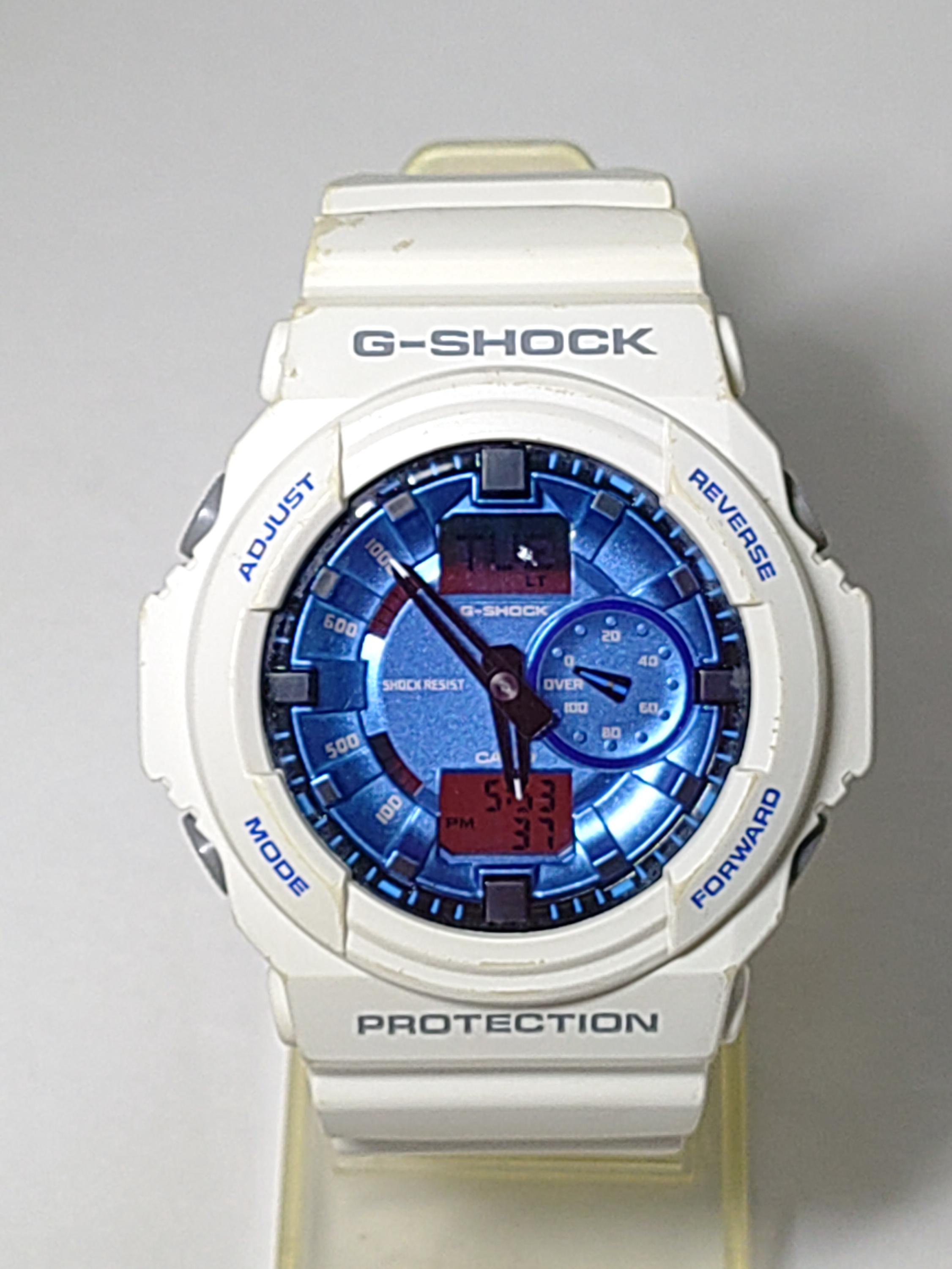 CASIO GA-150MF White Blue Metallic Dial Series Big Case G-shock - Etsy