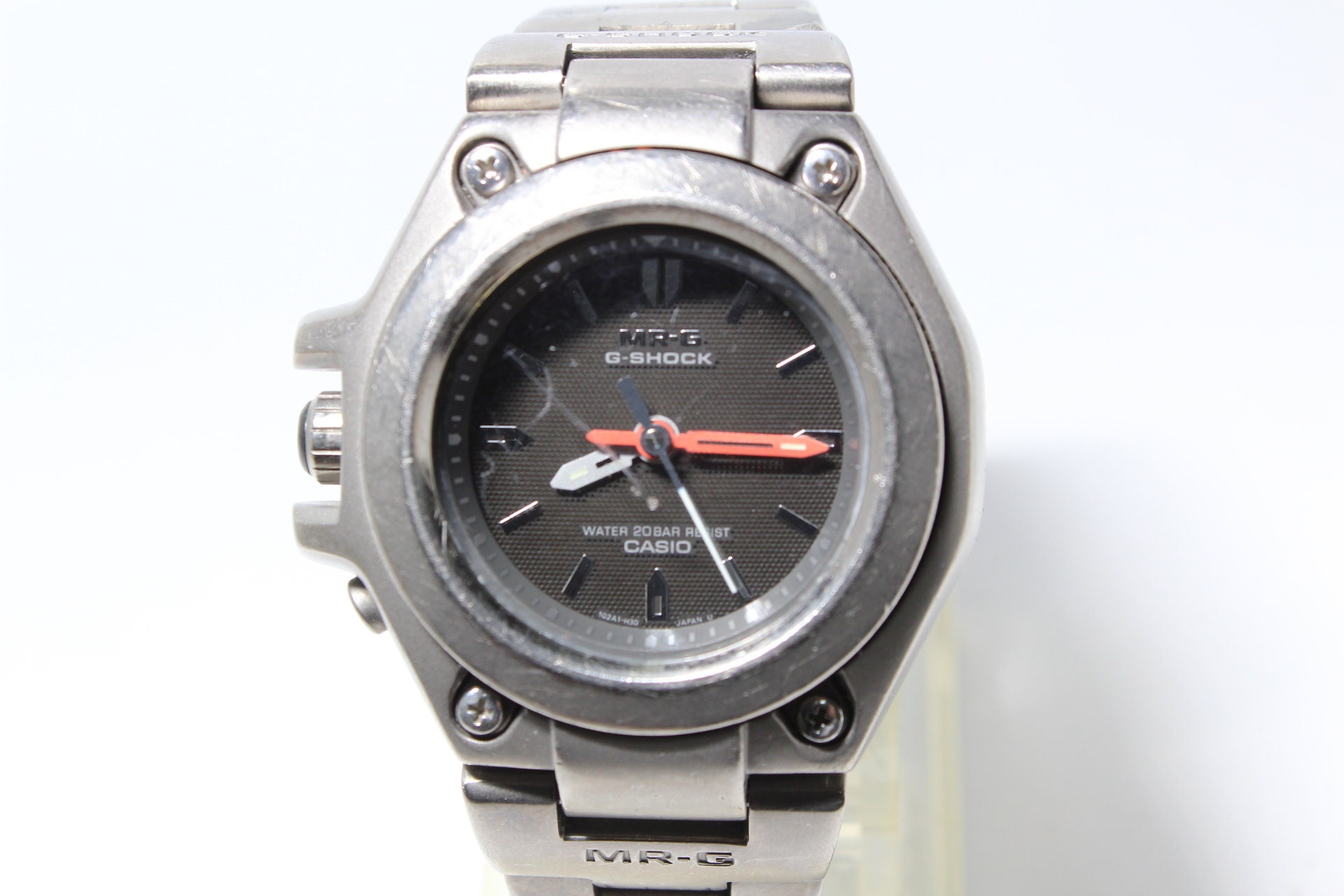 sjækel toilet Tempel CASIO G-shock MR-G MRG-120T Titanium Analog Watch - Etsy