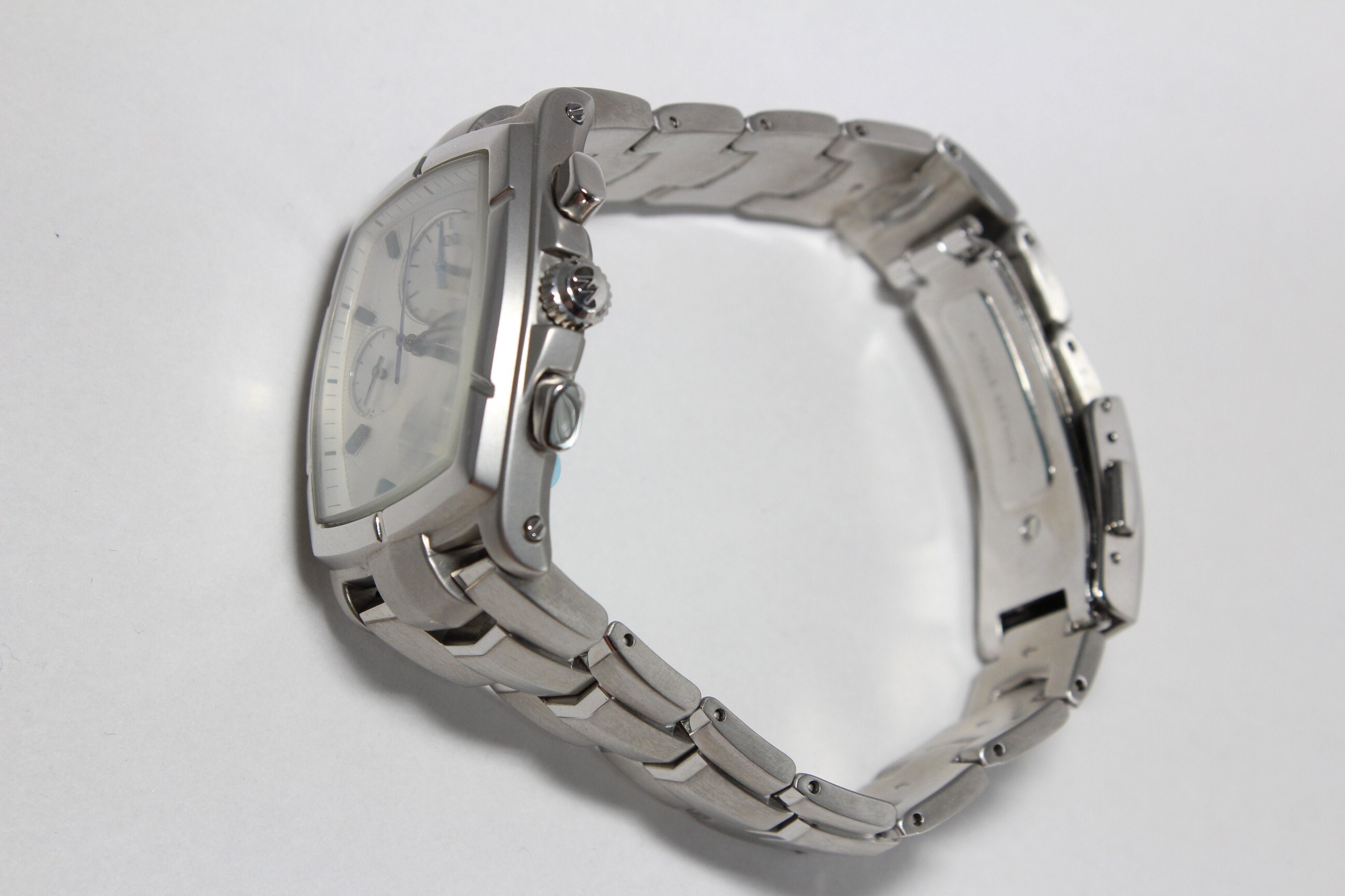 SEIKO ALBA WIRED 7T92-0EA0 Silver Analog Vintage Watch Japan