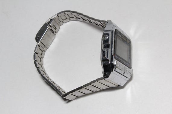Casio DATA BANK DB-1500 silver telememo vintage s… - image 5