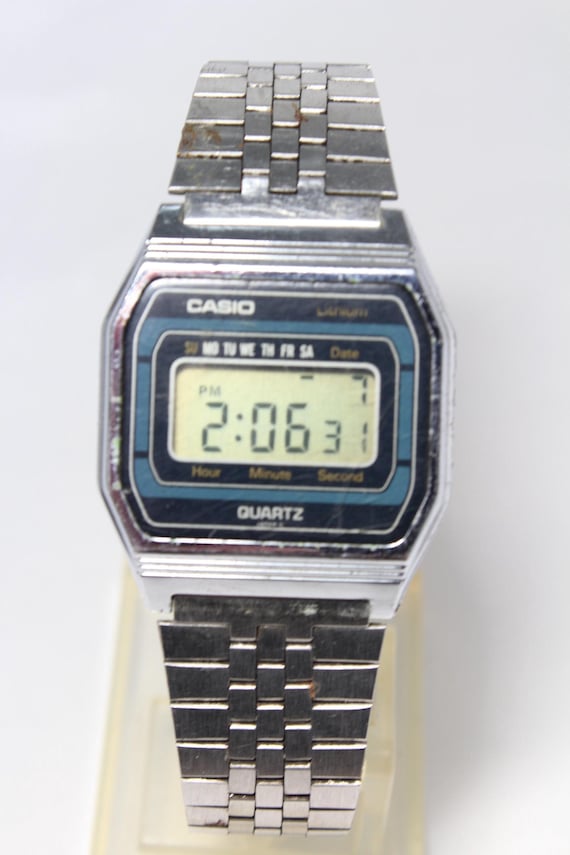 CASIO Ｇショック CASIO ヴィンテージ腕時計 ステンレススチール 155B817 - Etsy 日本