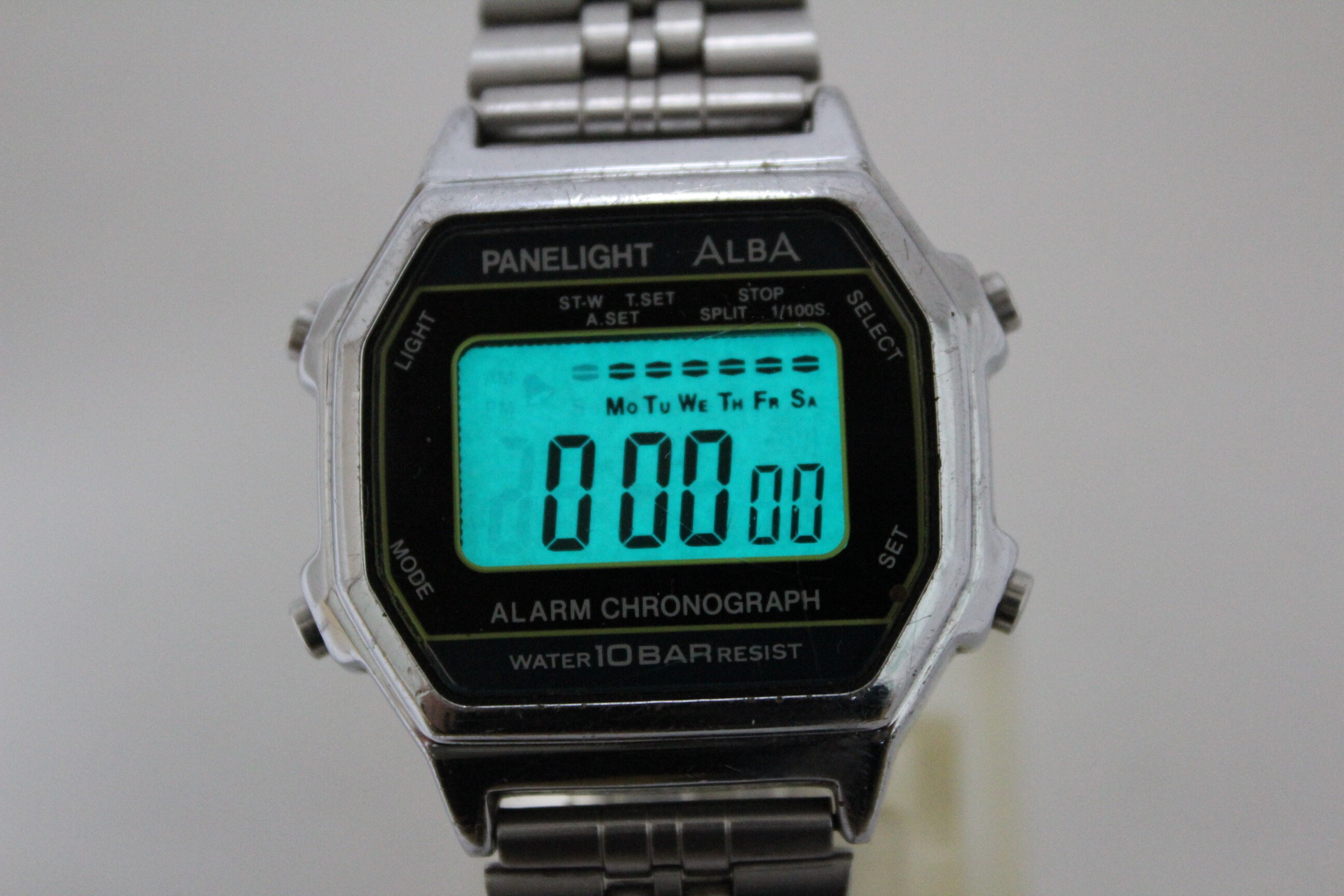 WTS] Vintage Seiko/Alba Panelight steel digital watch : r