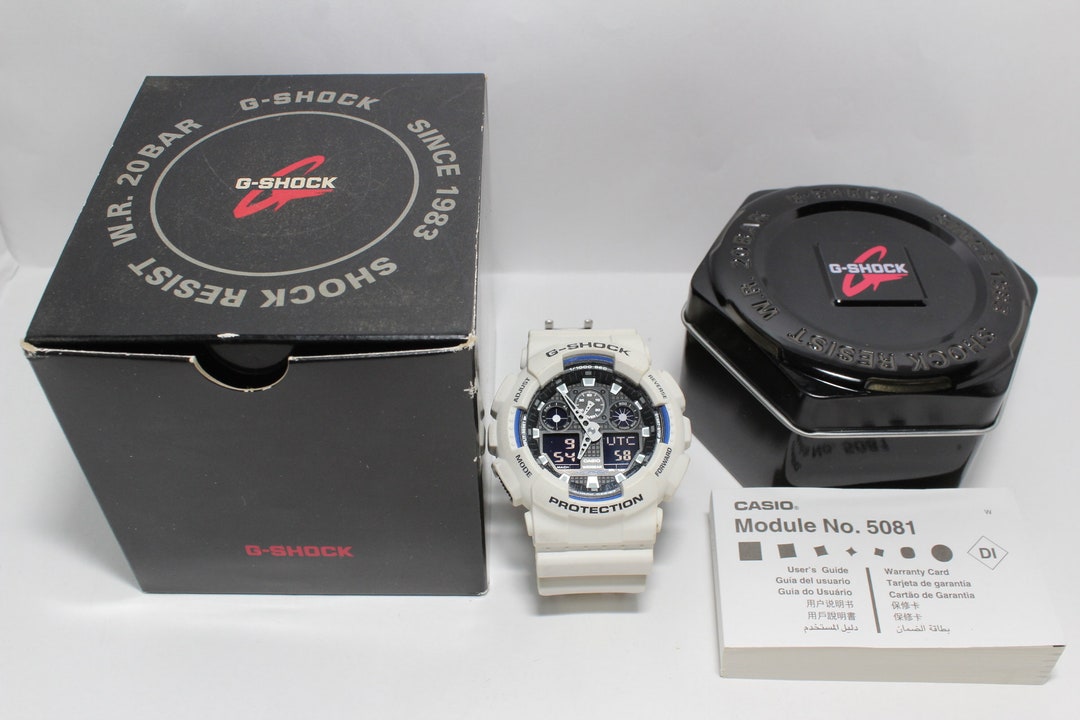 Casio g shock ga 100 b online