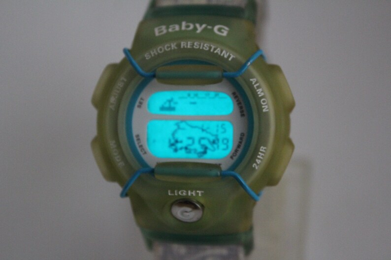 CASIO BG-350 Clear BABY-G Shock Resistant Watch Vintage | Etsy Denmark