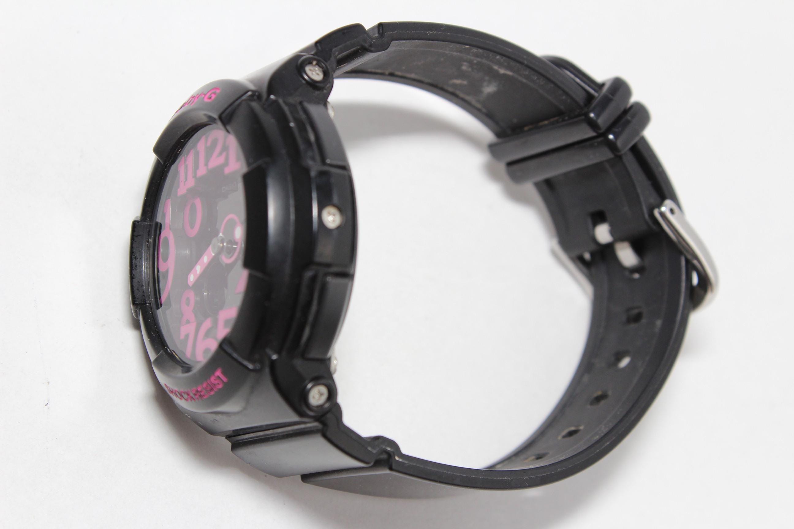 CASIO Baby-G Kawaii Black & Pink & Heart wristwatch analog