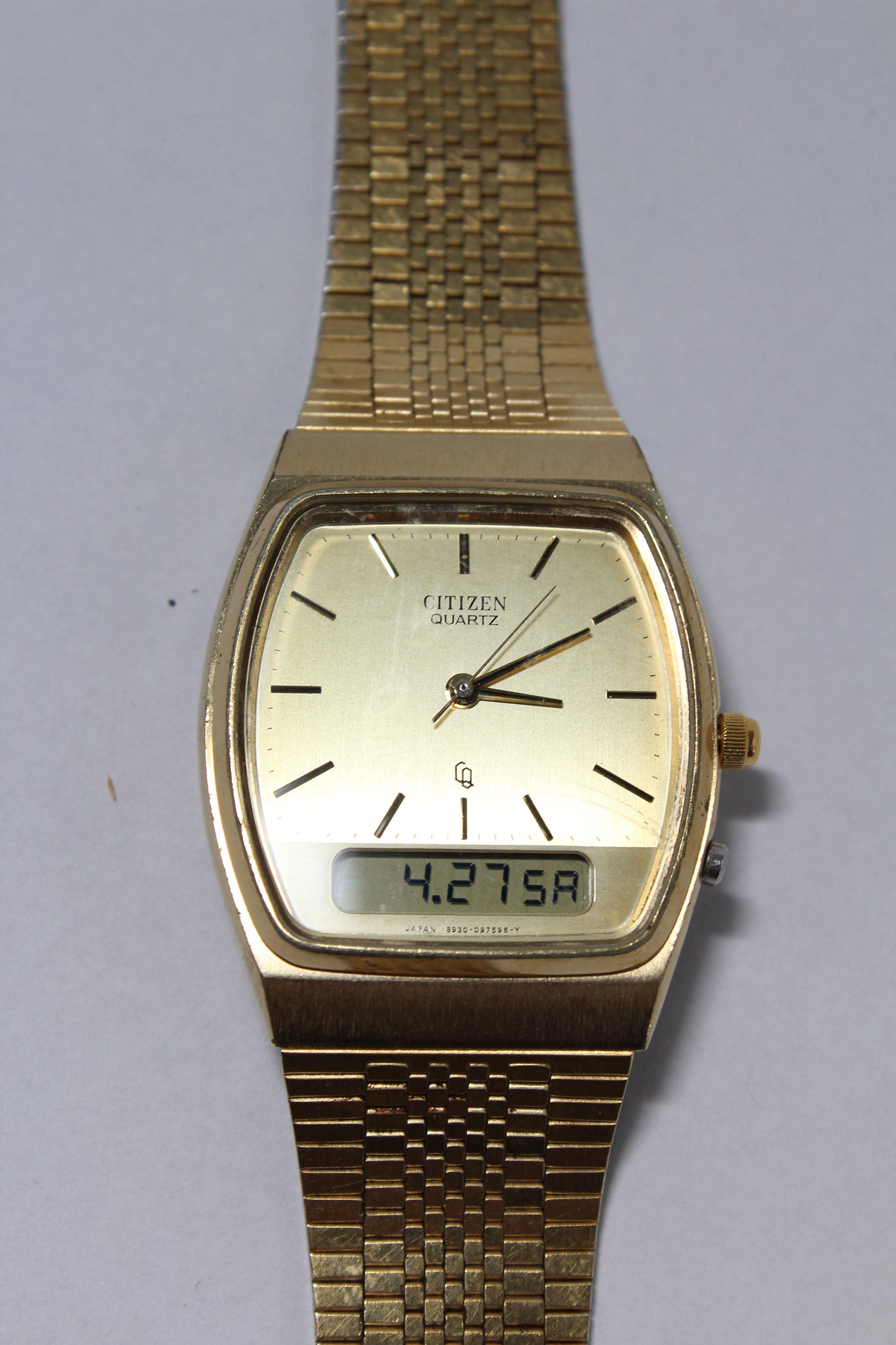 CITIZEN 8930-082745 GN-7-S JAPAN Analog Gold Watch - Etsy
