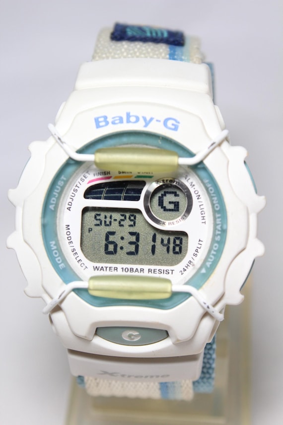 CASIO Baby-g BGX-130 X-treme White Blue Surfrider Foundation