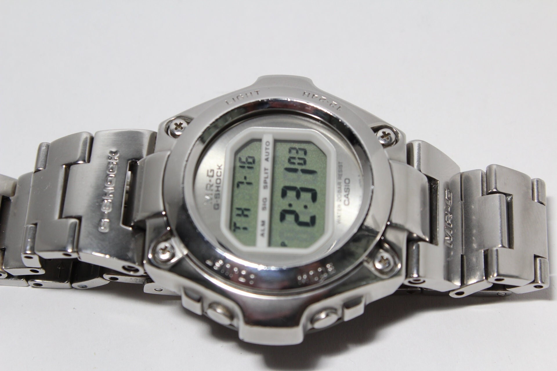 CASIO G shock MR G MRG Digital Watch Resistant Wrist Size