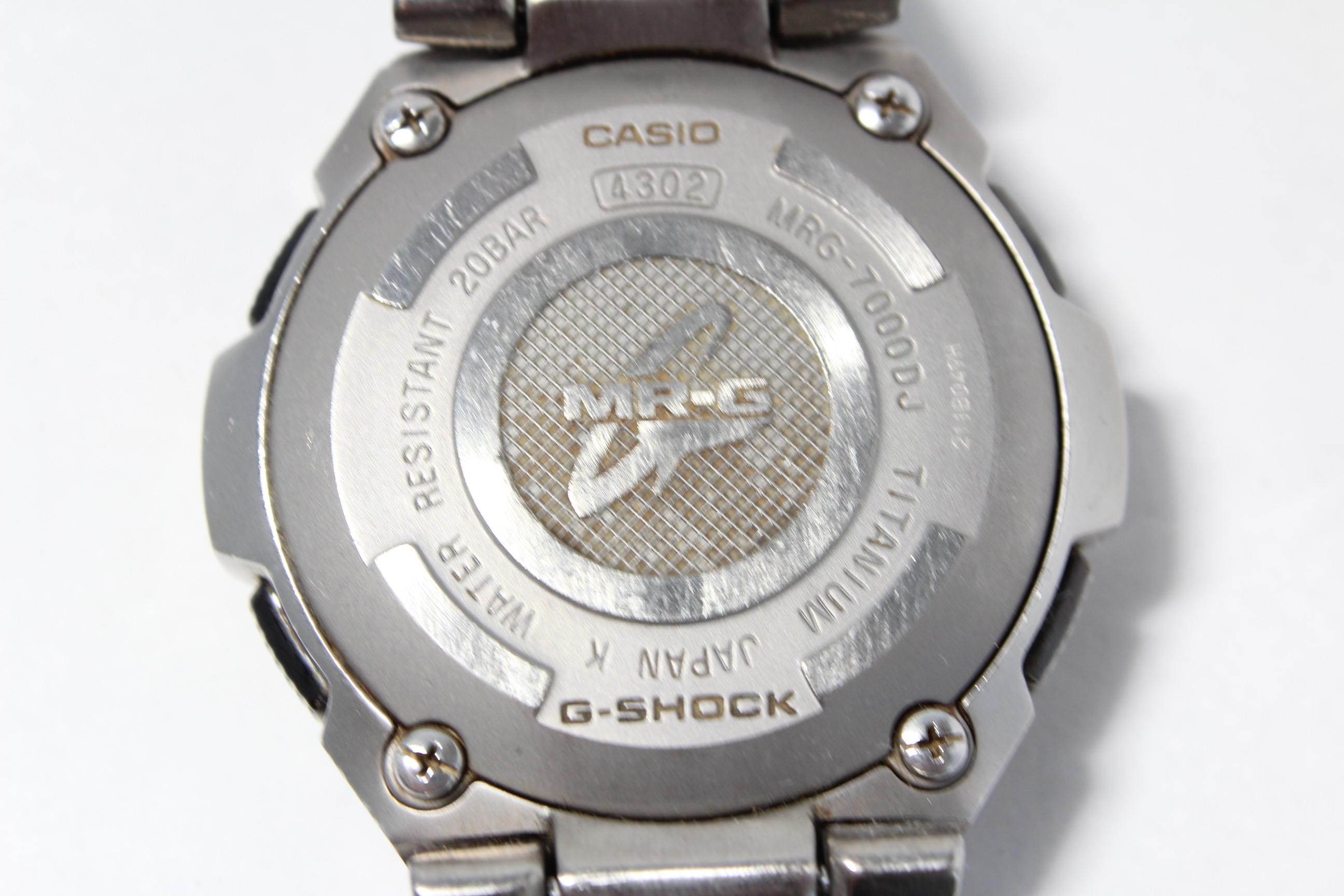 CASIO MR-G MRG-7000DJ Titanium Analog Digital Metal Band G-shock 