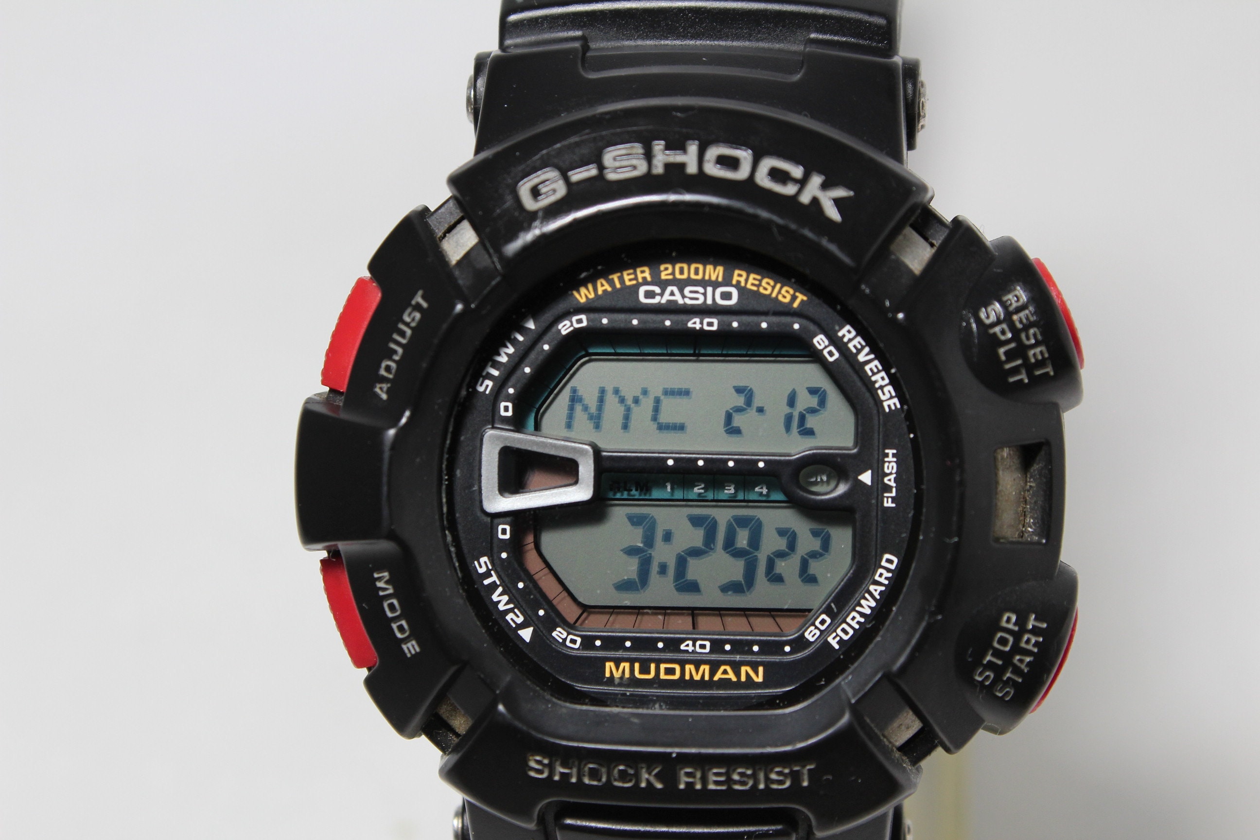 CASIO G 9000 MUDMAN Black Watch G shock Mud Resistant Etsy Canada
