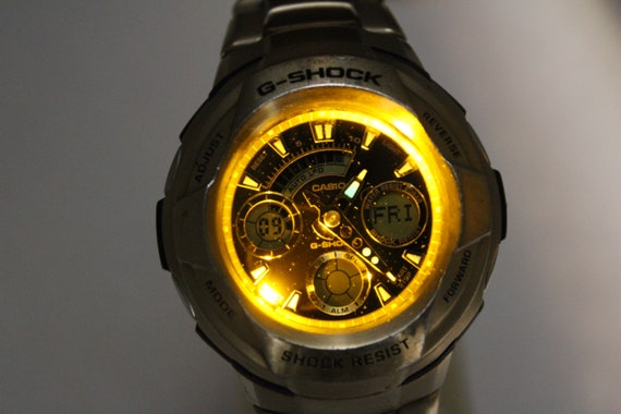 CASIO G-SHOCK G-1800GD ゴールド レア CASIO G-1800GD Treasure Gold Analog Digital Metal Band G-shock