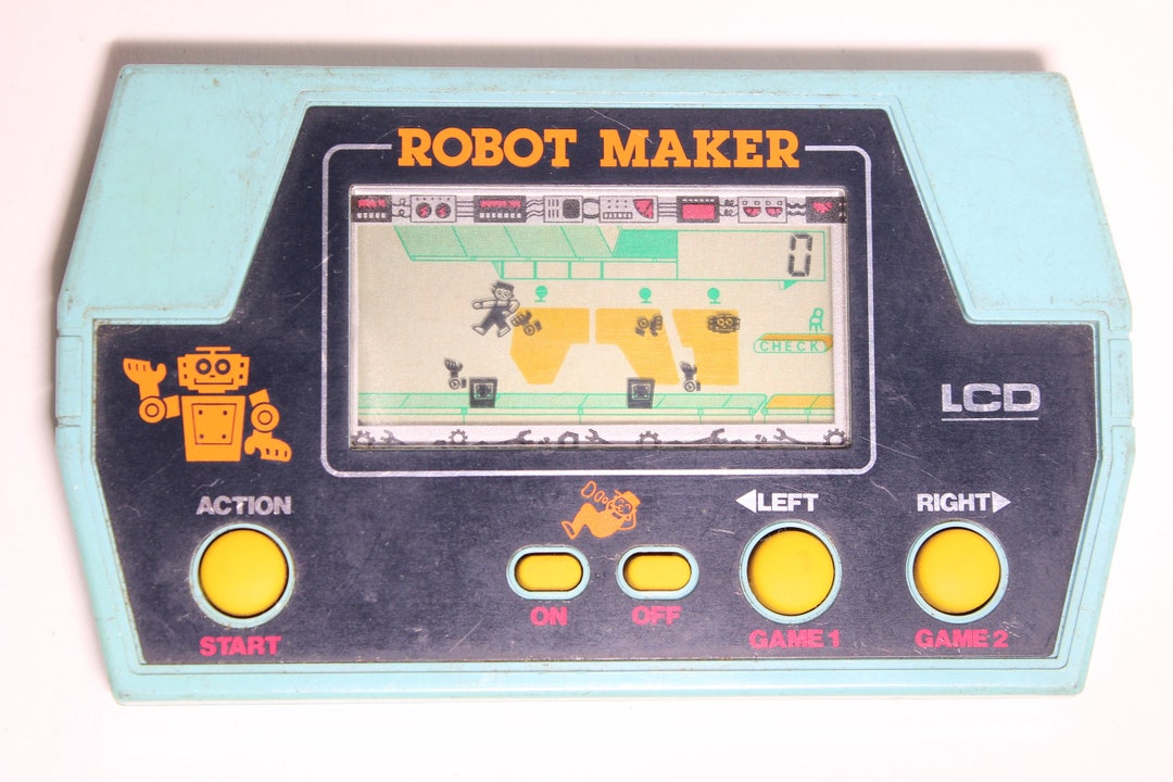 TAKATOKU TOYS ROBOT MAKER LSIゲーム 本体 ロボットメーカー タカトク おもちゃ 液晶ゲーム レトロ - Etsy 日本