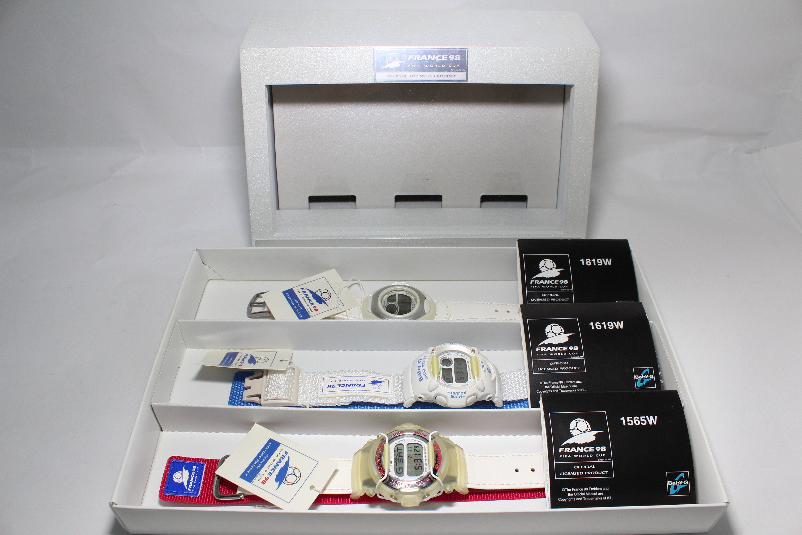 CASIO FRANCE 98 FIFA WORLD CUP BABY-G 3本 Casio G-SHOCK Baby-g FRANCE World Cup 98 Official Limited - Etsy