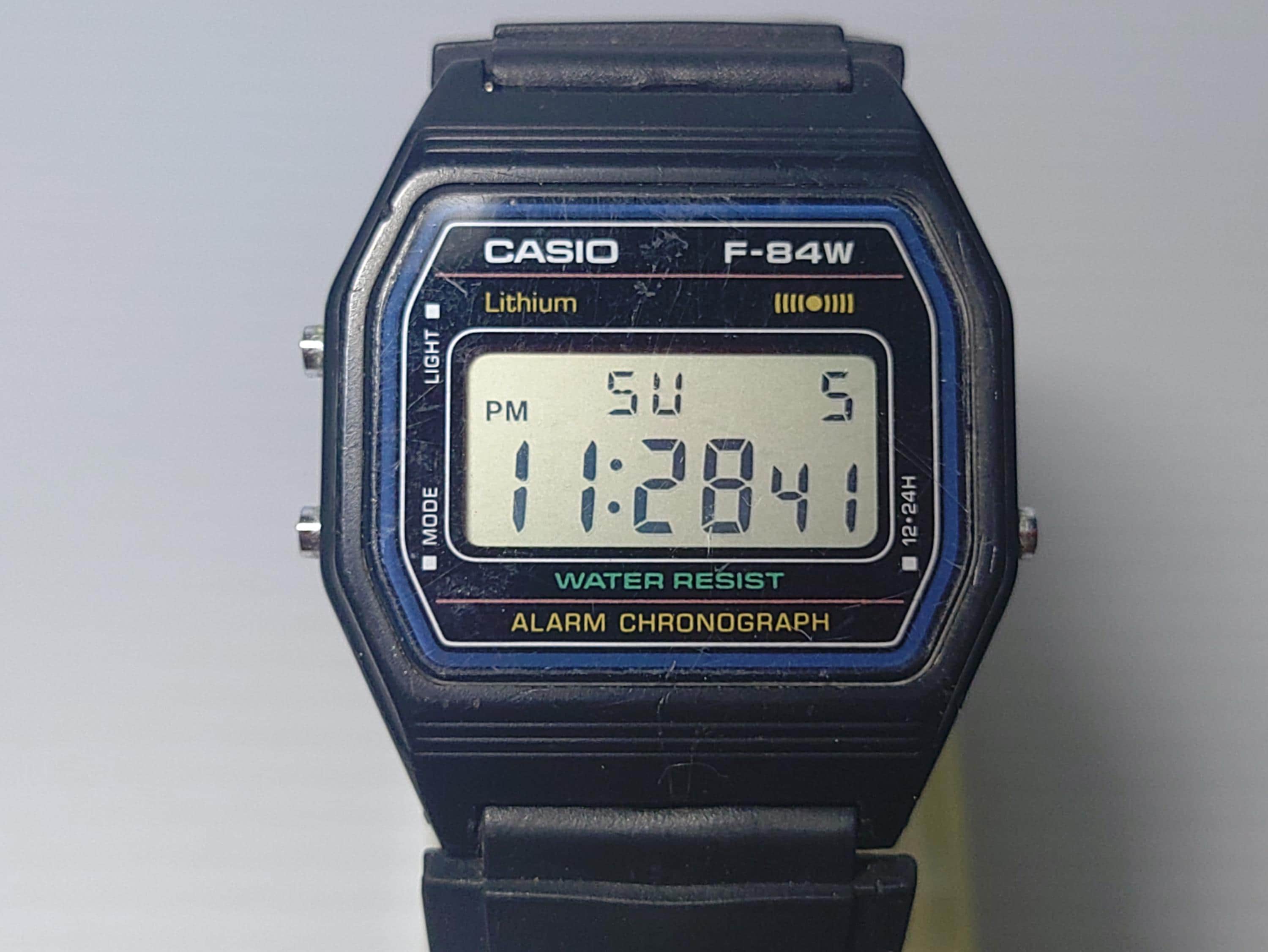 Casio f84w watch - Etsy 日本
