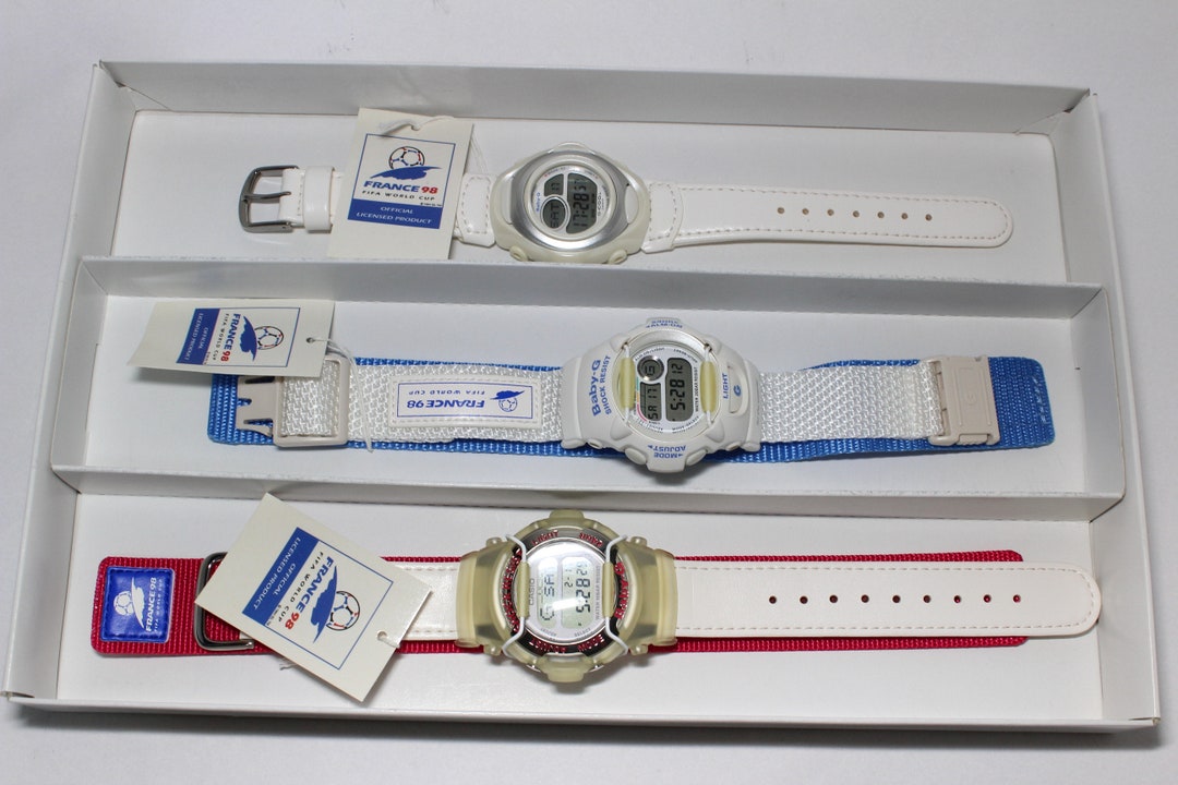 Casio G-SHOCK Baby-g FRANCE World Cup 98 Official Limited - Etsy