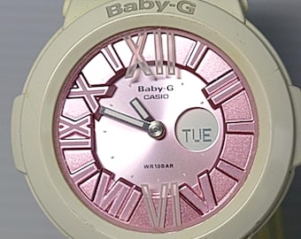 CASIO BGA-161 Analog Digital Baby-g White Pink - Etsy Denmark