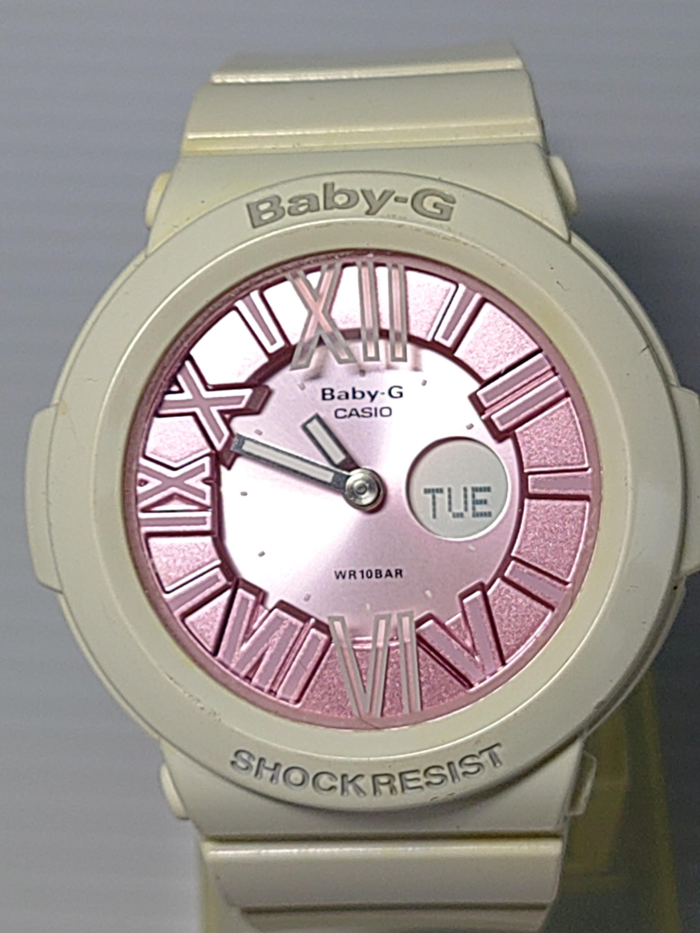 Baby-G カシオ　腕時計　BA-110DE-2A1JF BGA-161 ペア CASIO BGA-161 Analog Digital Baby-g White Pink - Etsy Denmark