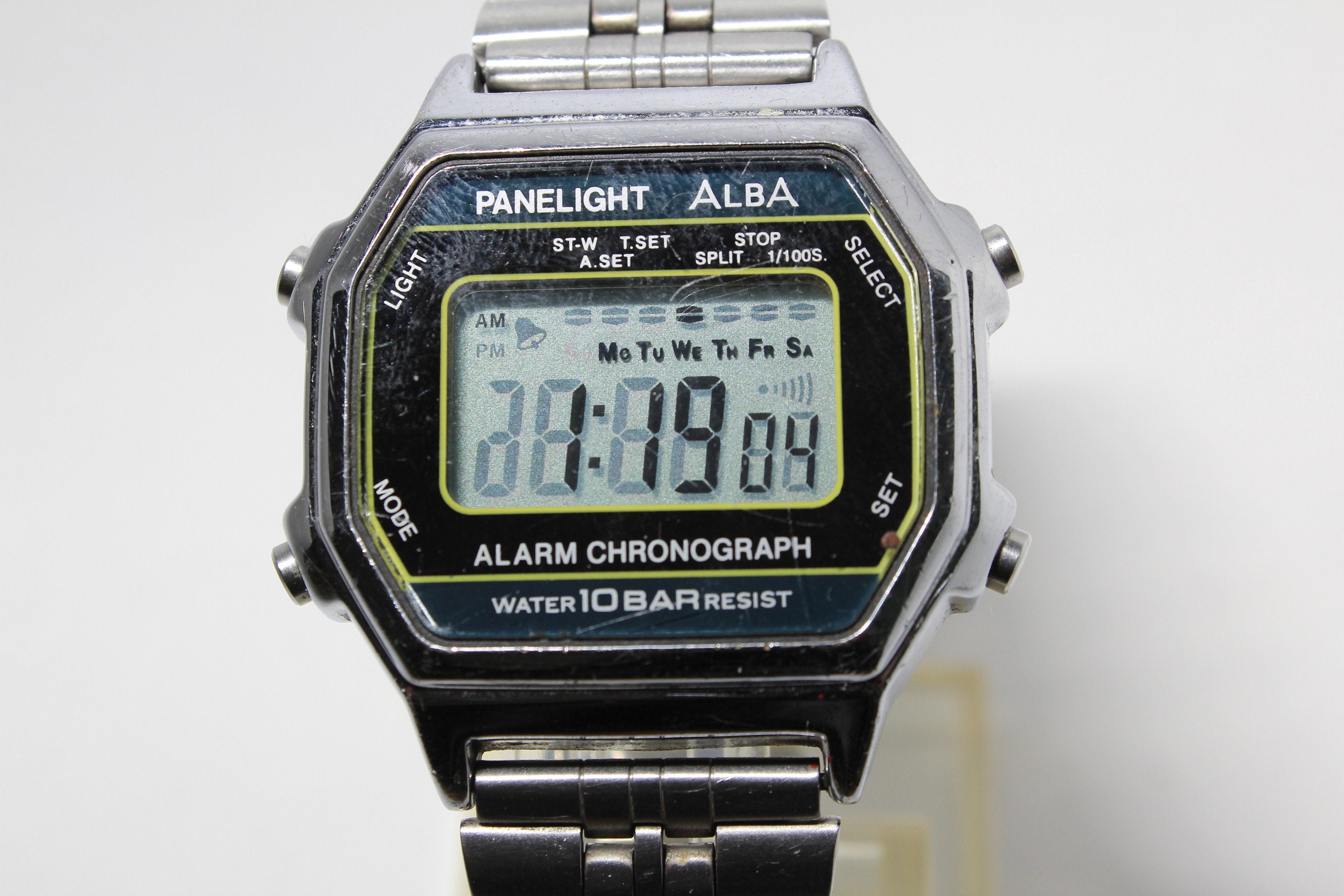 SEIKO PANELIGHT ALBA Y735-4A00 Digital Vintage Watch Japan SEIKO PANELIGHT ALBA Y735-4A00 Digital Vintage Watch Japan