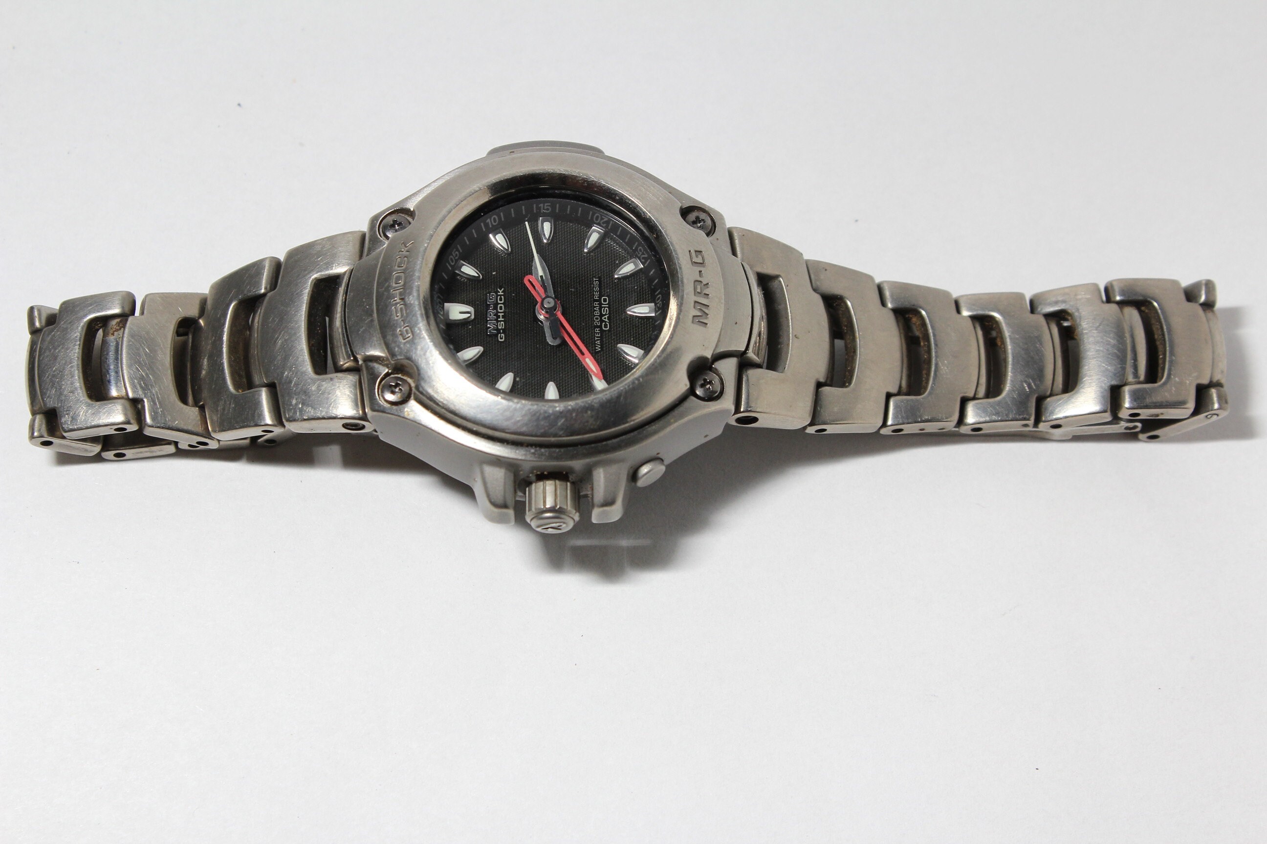 【美品】 CASIO　G-SHOCK　MRG-121T　希少モデル Yahoo!オークション -「(mr-g mrg) (120 121)」の落札相場・落札価格