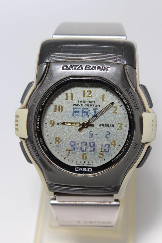 Casio DATA BANK FKT-2000 Digital Analog Watch Metal Band - Etsy