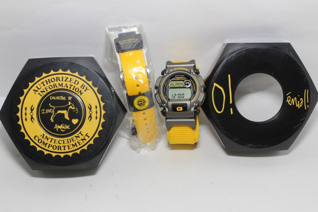 CASIO G-SHOCK DW-8800 Agnes B Aurele Model Gray Yellow Watch - Etsy