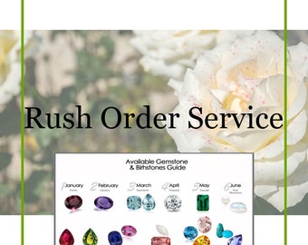 Extra cost for rush order service