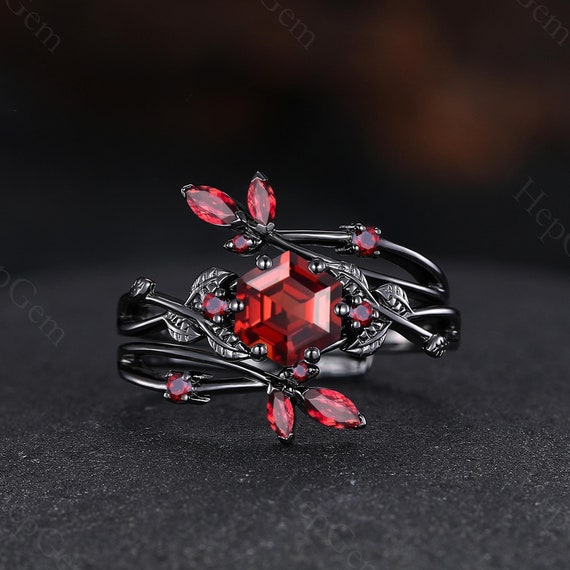 ◆【美品】GARNI Vine Pattern Ring - BLACK 19号 GARNI - 【お取り寄せ注文可能】Vine Pattern Ring_Light(BLACK