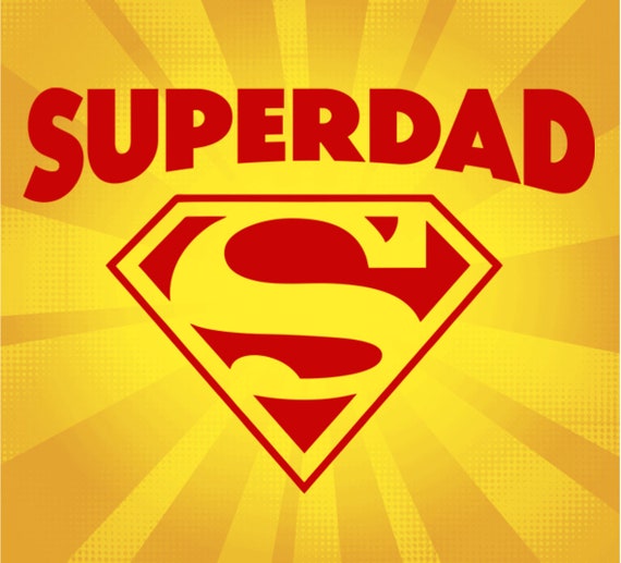 Download Superdad svg Super daddy Super dad for cutting machine | Etsy