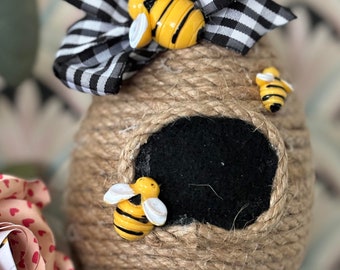 Small Bee Hive Shelf Decor