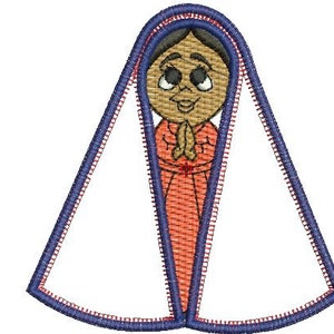 Virgin Mary 2 Embroidery Design