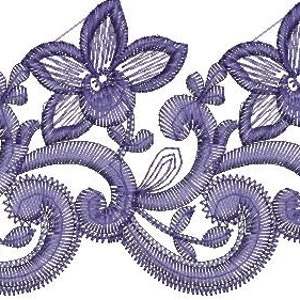 Lace/ Borde Stickdatei