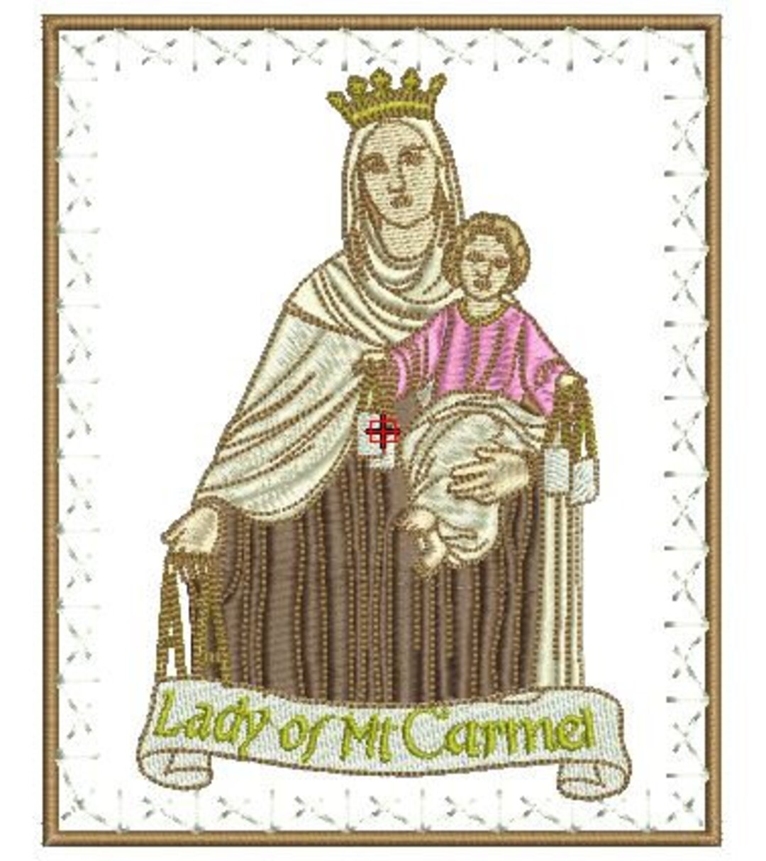 Our Lady of Mt Carmel 5" - Etsy