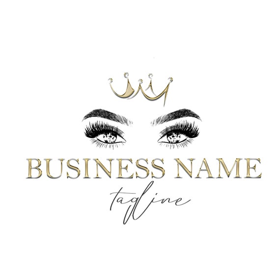 Custom Lash Logo Design Premade Eyelashes Logo Lash Artist Etsy