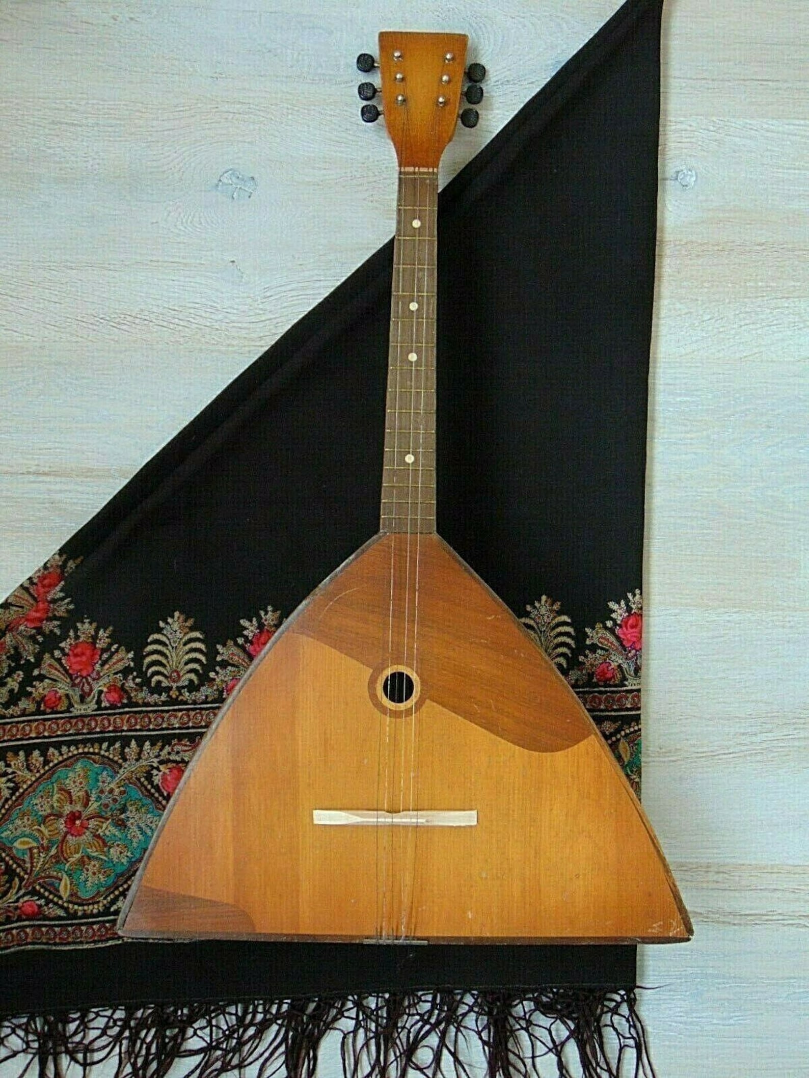 Balalaika Prima 6 String Original Soviet Russian Collectible | Etsy