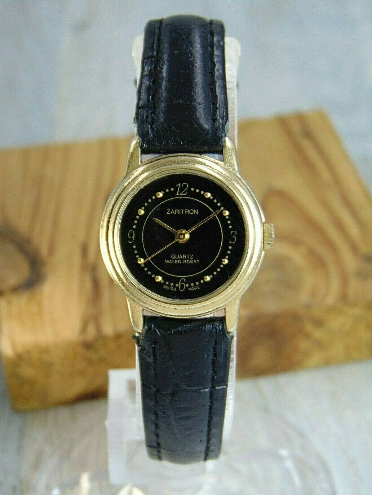 Schweizer Uhr Zaritron vergoldet Damen Damen Quarz | Etsy