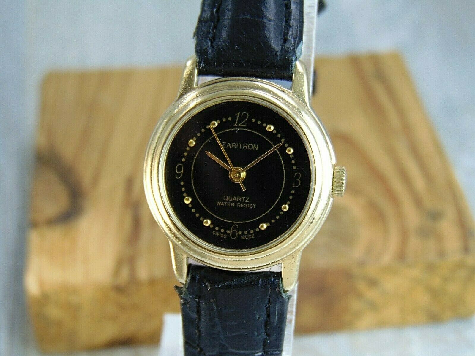 Schweizer Uhr Zaritron vergoldet Damen Damen Quarz | Etsy