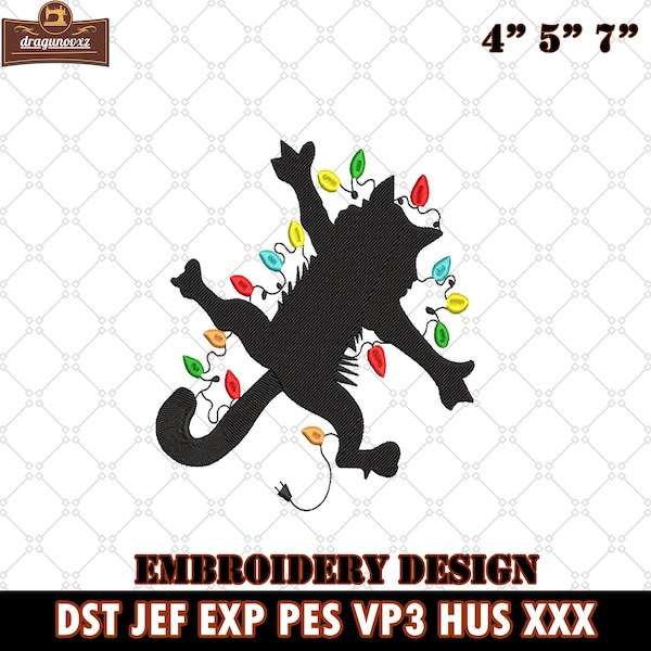 Christmas Vacation Cat Svg - Etsy