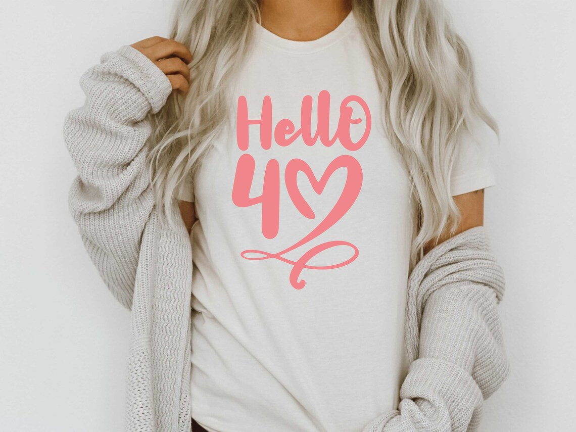 Download Hello 40 SVG 40th Birthday svg Birthday svg Girl Group | Etsy