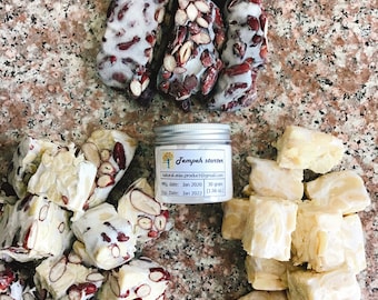 Starter de Tempeh orgânico sem soja - Cultura Tempe - Rhizopus Oligosporus com número de rastreamento enviado em garrafa