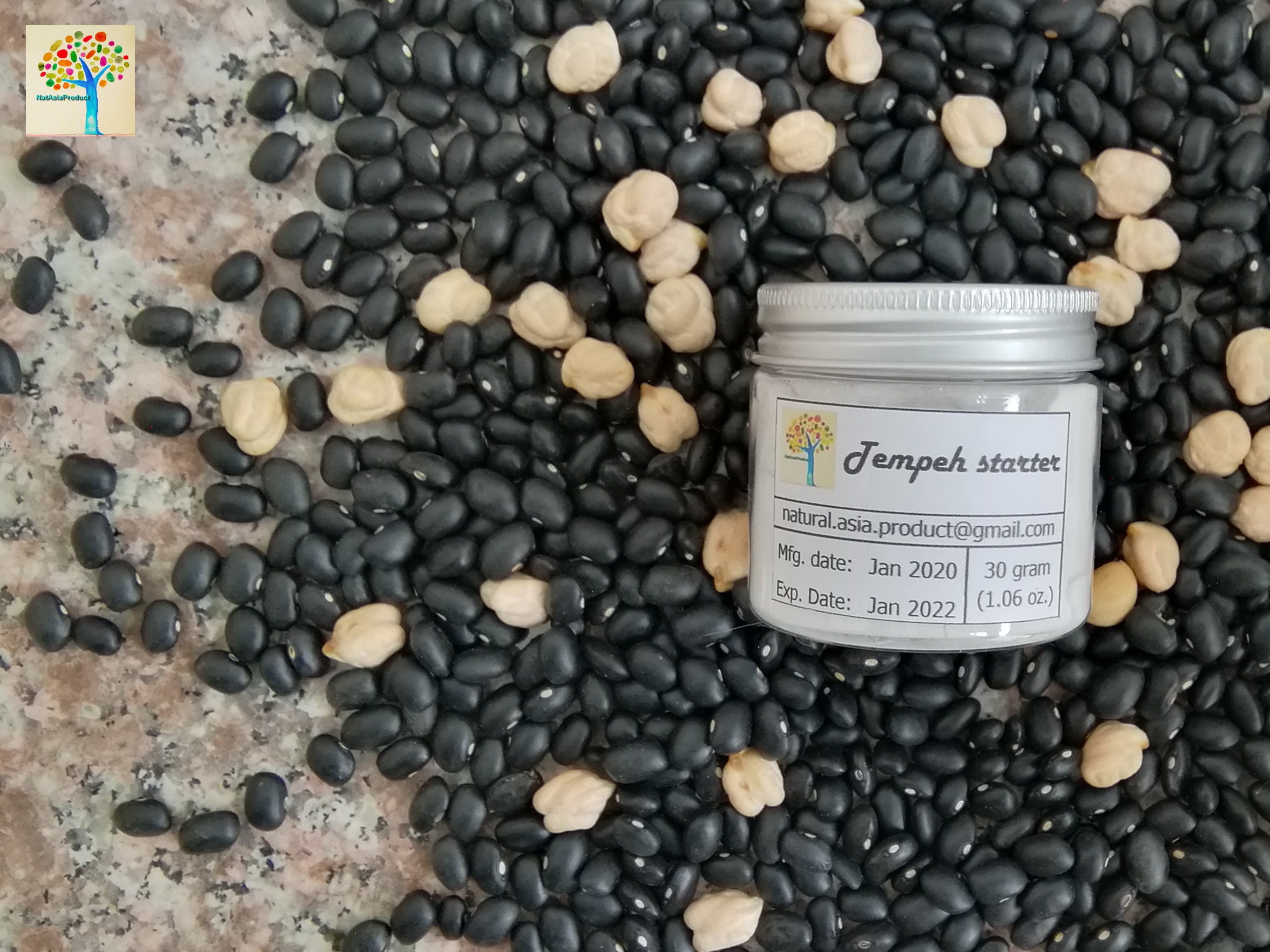 Organic Soy Free Tempeh Starter Tempe Culture Rhizopus Etsy