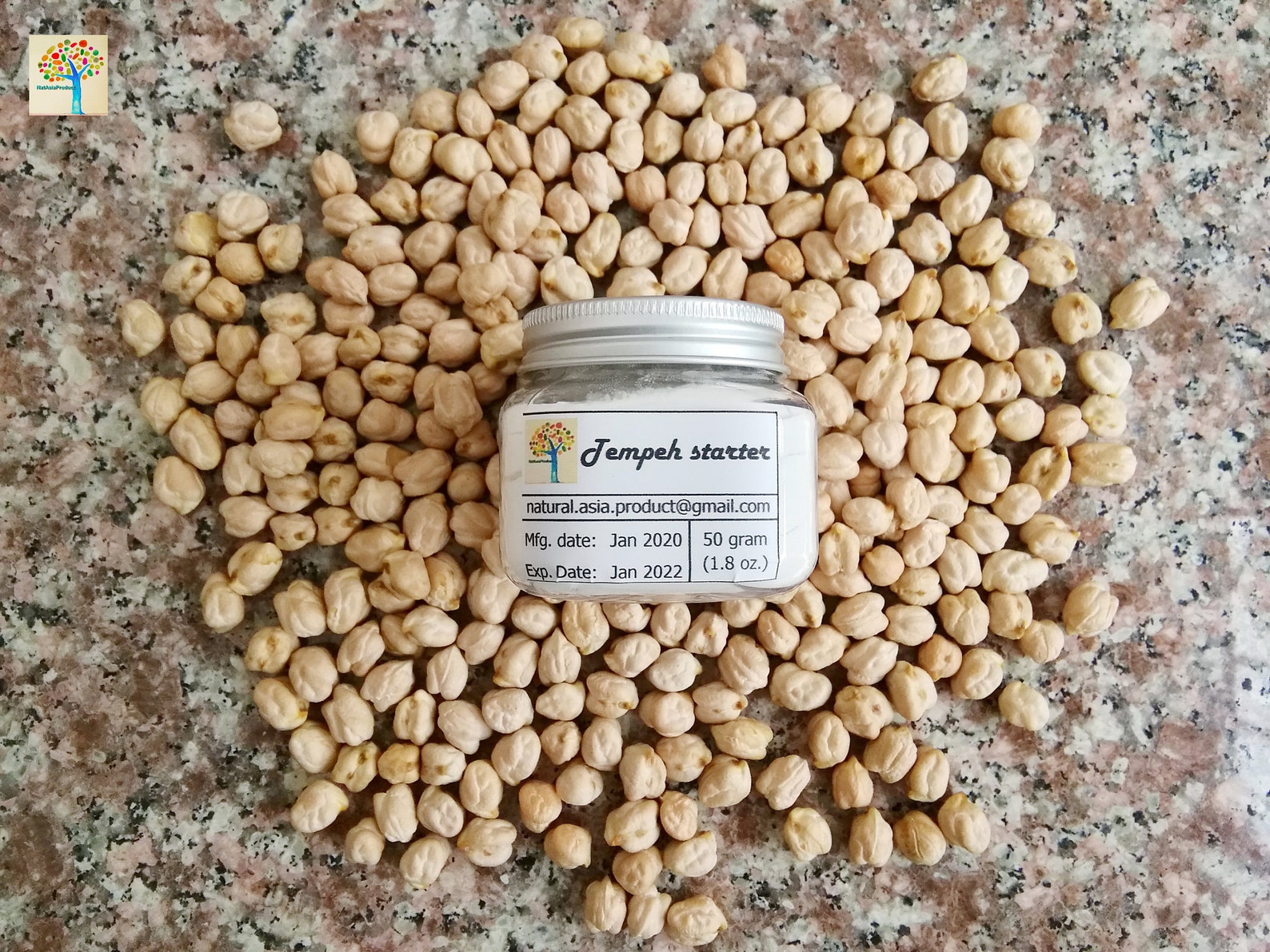 Organic Soy Free Tempeh Starter Tempe Culture Rhizopus Etsy