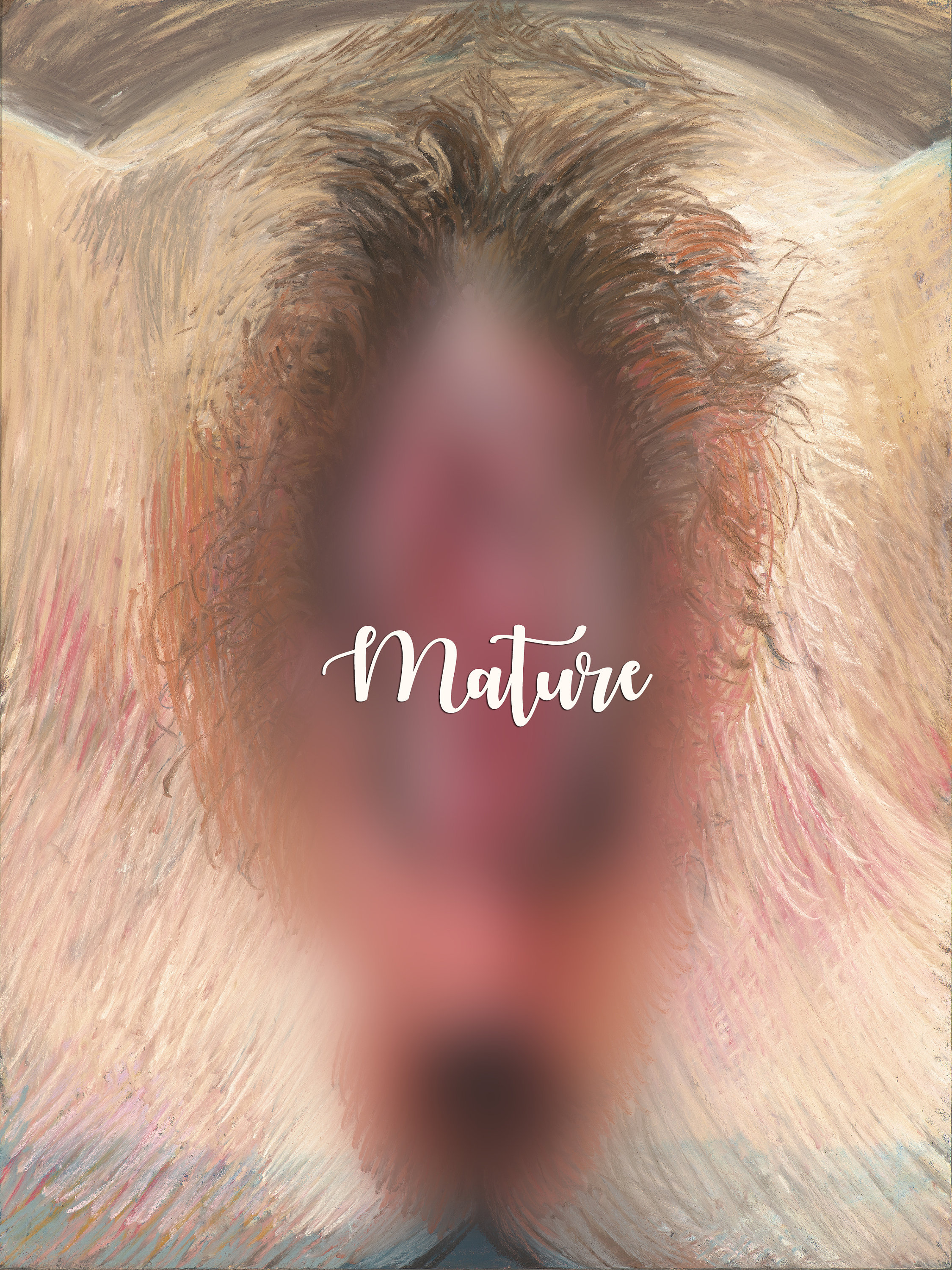 Vagina Painting, Erotic Art Print, Sex Artwork, Nude Woman, Yoni, Original Artwork, Erotica, Kink