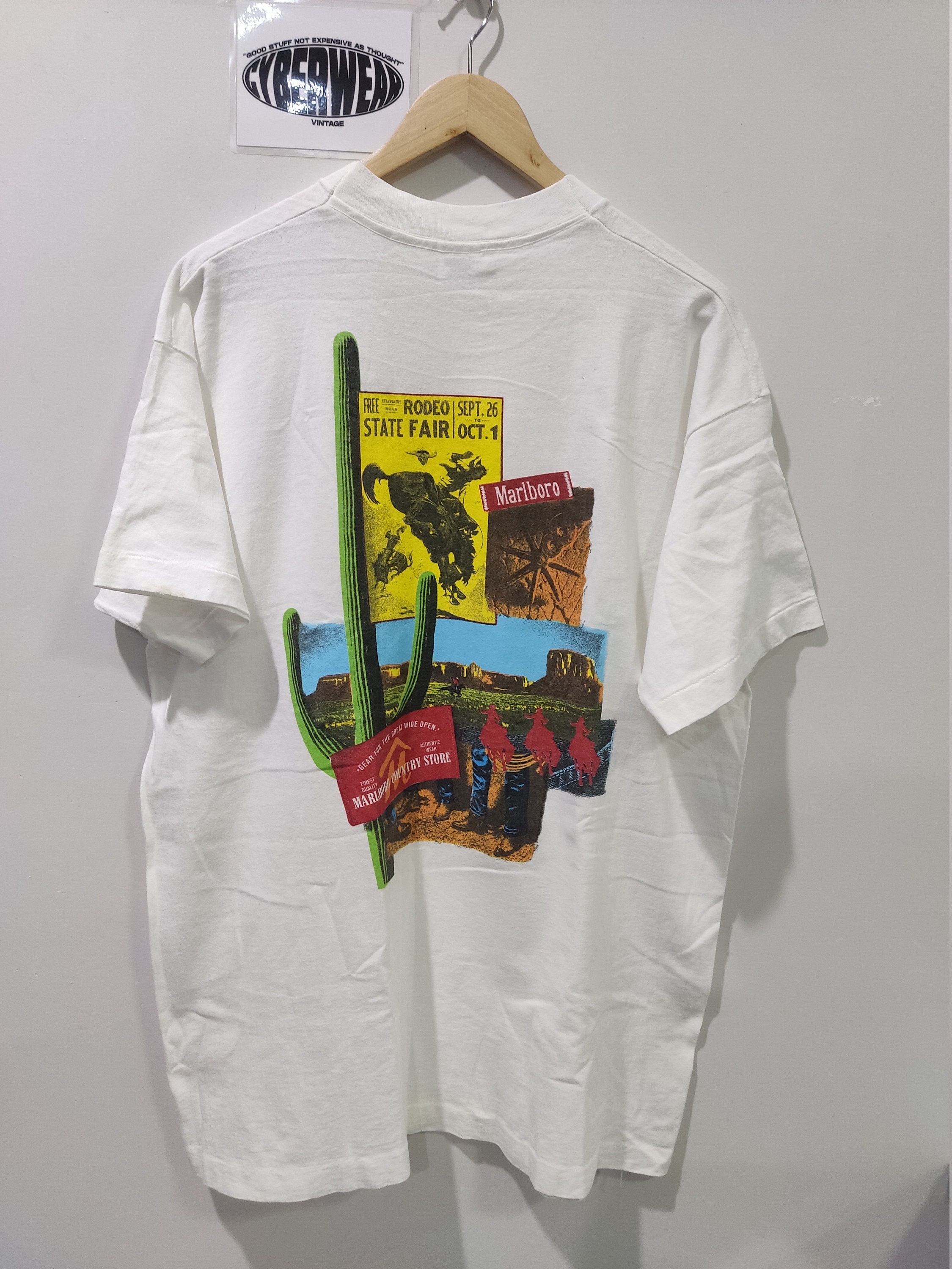 【セール】 90's Marlboro マルボロ ウエスタン ロデオ ポケットTシャツ XL asakusa.sub.jp