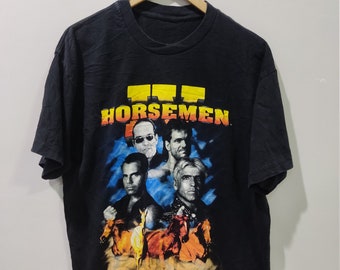 Vintage 1998 The Four Horsemen Wrestling T-shirt,Chris Benoit, Ric Flair,WCW