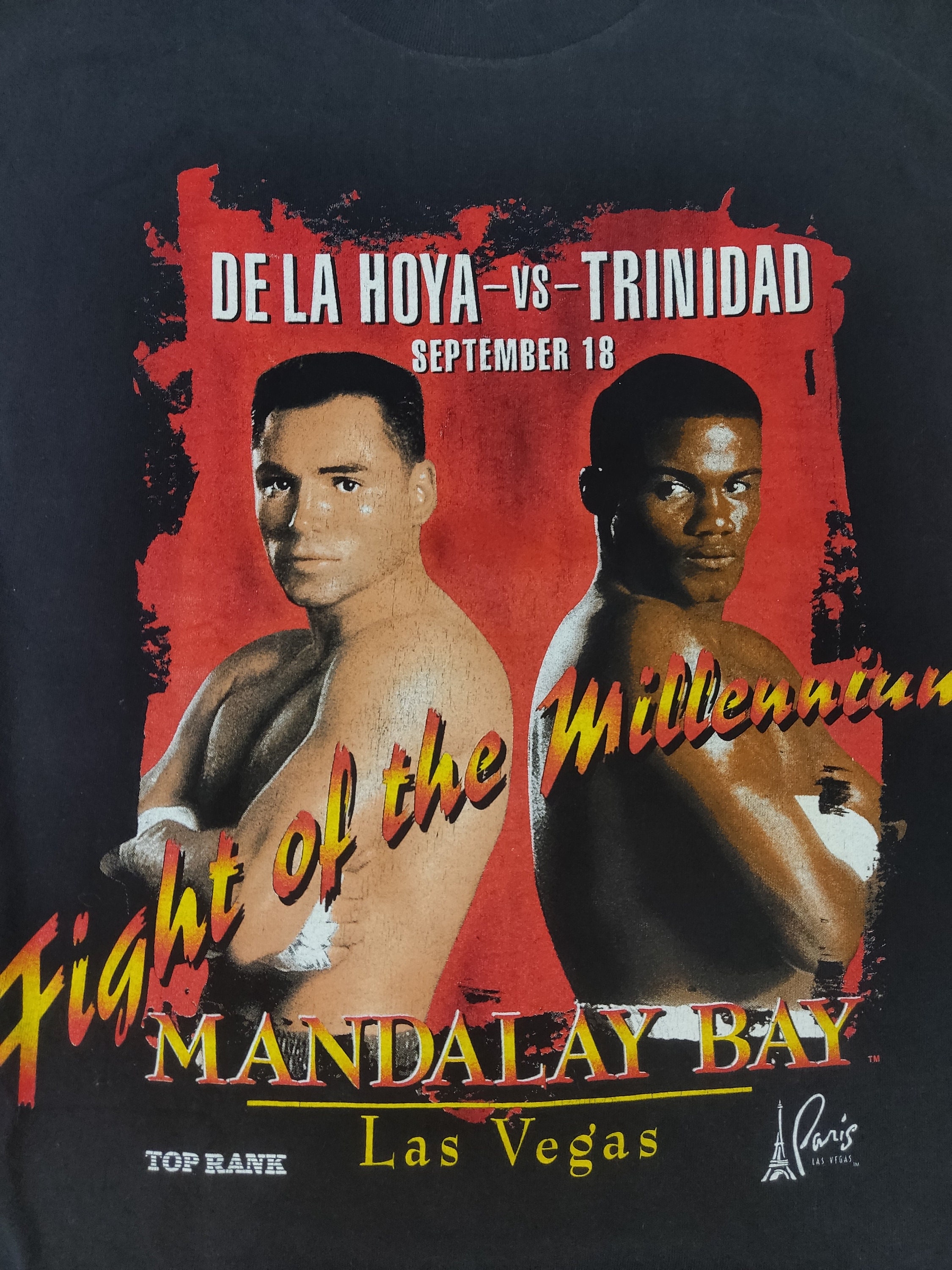 Vintage 1999 Oscar De La Hoya Vs Felix Trinidad Promo T-shirt - Etsy